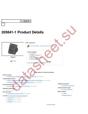 205841-1 datasheet  